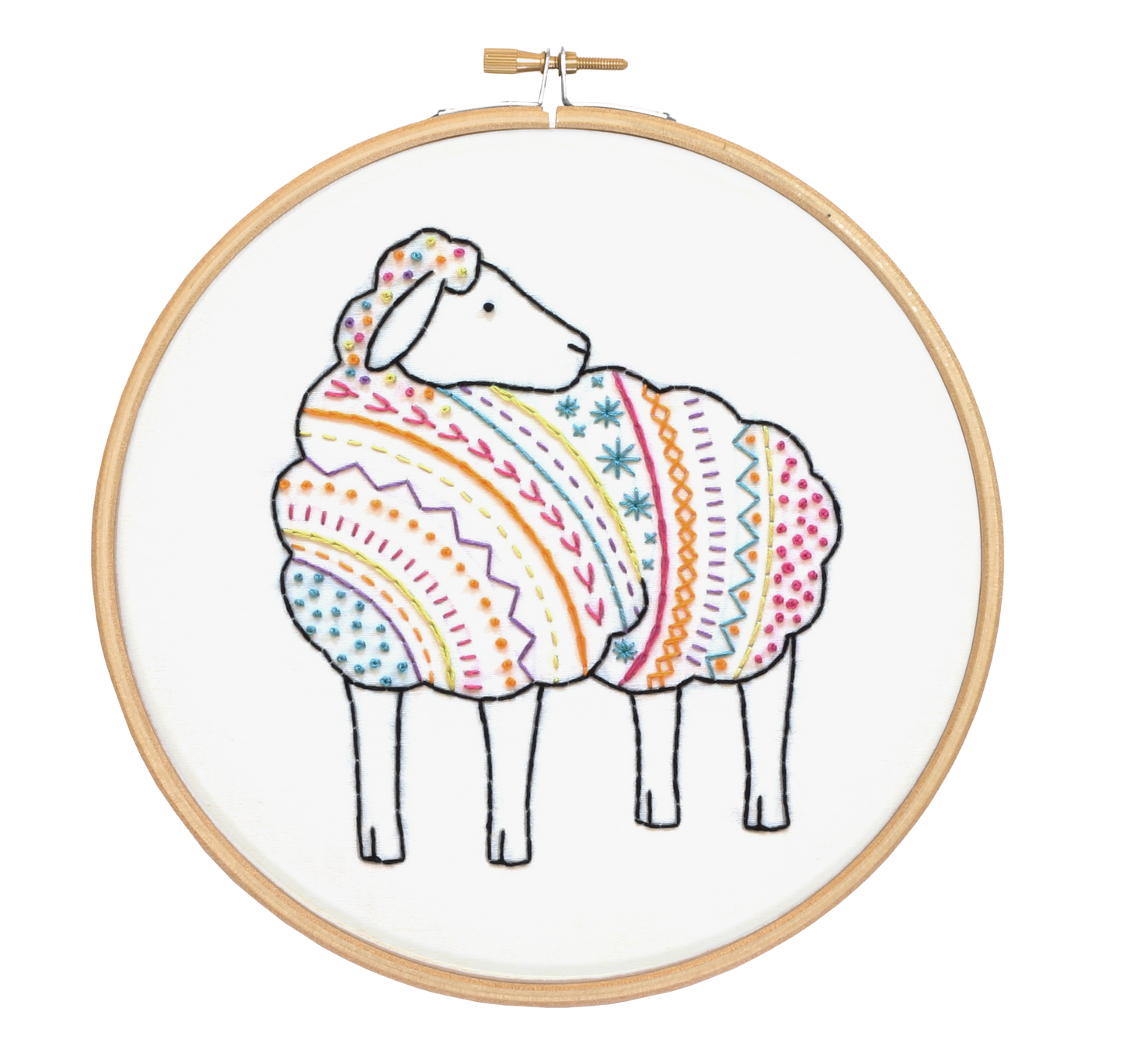 Sheep Embroidery Kit