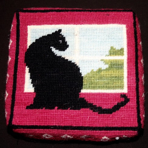 Cat Tapestry Pincushion Kit - Fox Tapestry Designs (Wales)