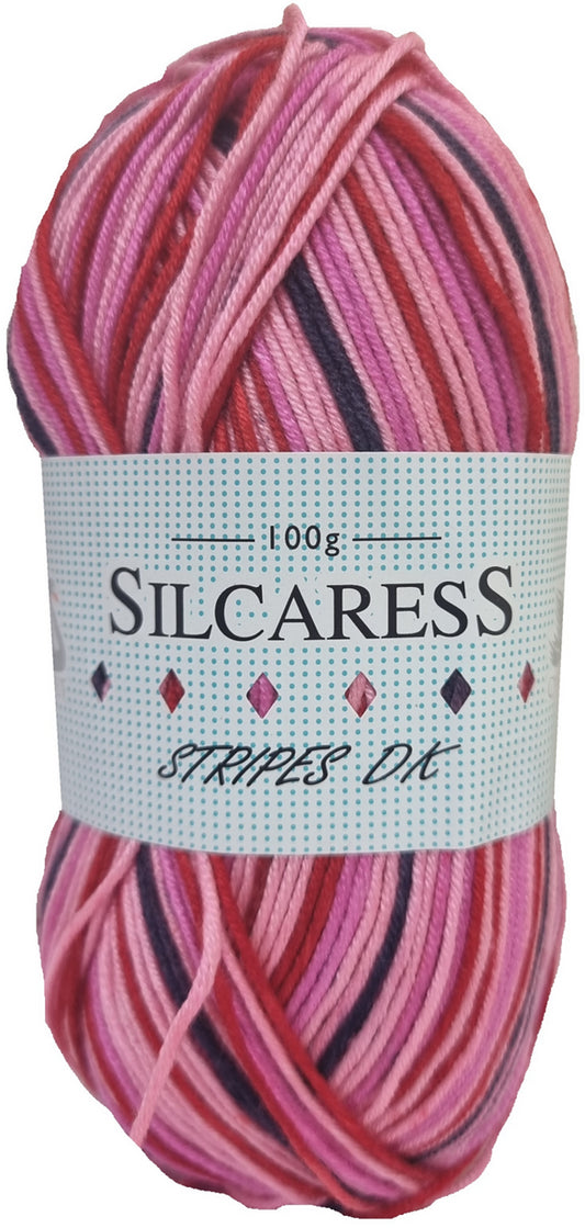 Cygnet Silcaress Stripes DK - Cygnet Yarns