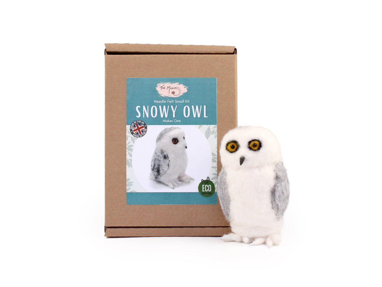 Snowy Owl Small Needle Felt Kit