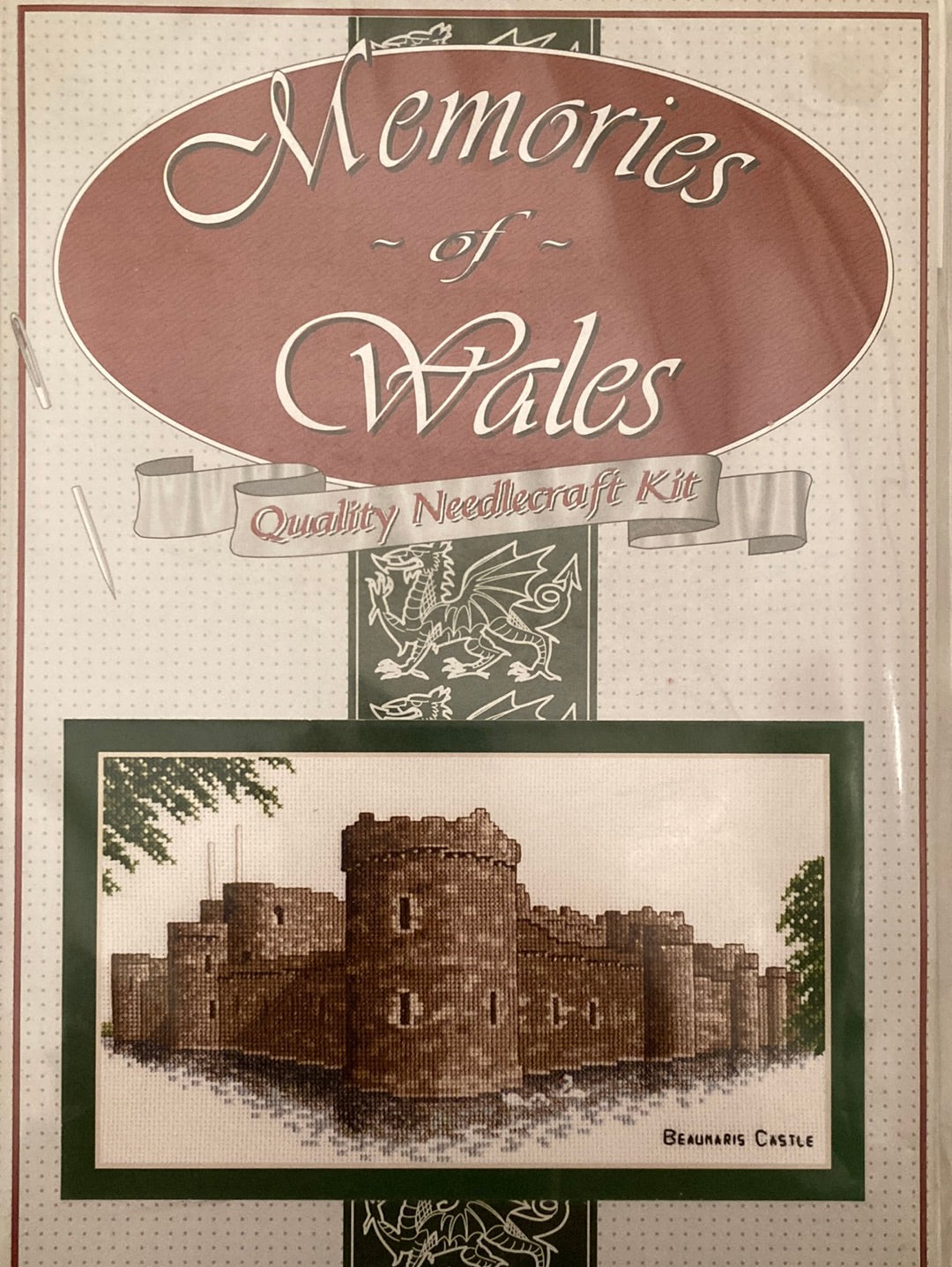 Memories of Wales Quality needlecraft Kit - Beaumaris Castle